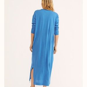 Free People Day Off T-shirt Midi Dress